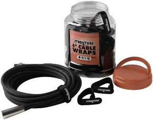 6" cable wraps (50 pcs. Per Display Jar)