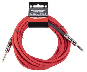 Strukture 18.6ft Instrument Cable, Woven - Red
