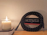 Strukture Instrument Cable - Vintage Black/Silver, 10ft